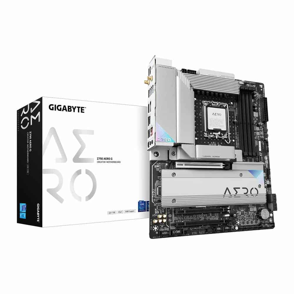 (image for) Gigabyte Intel Z790 AERO G DDR5 PCIe 5.0 ATX Refurbished Motherboard